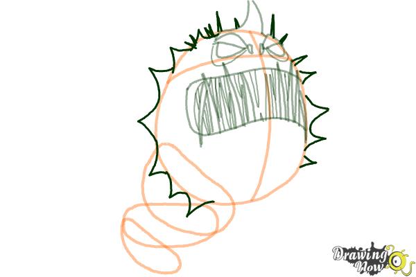 How to Draw a Screaming Death Dragon from How to Train Your Dragon - Step 6 How to Draw a Screaming Death Dragon from How to Train Your Dragon - Step 6