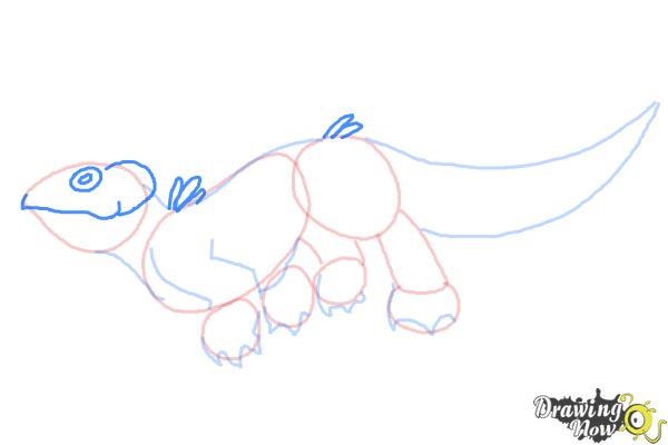 How to Draw a Sea Monster - Step 7