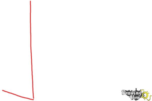 How to Draw a Simple Cake Shop - Step 1 How to Draw a Simple Cake Shop - Step 1