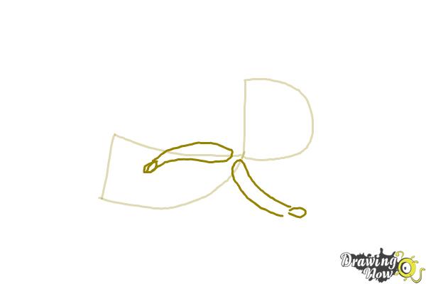 How to Draw a Simple Fairy Girl - Step 3 How to Draw a Simple Fairy Girl - Step 3