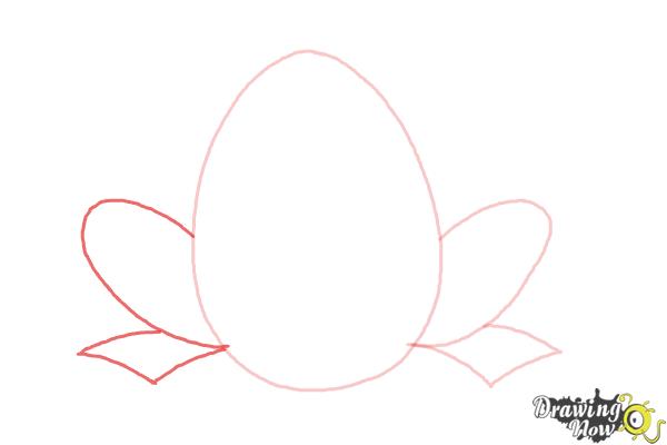 How to Draw a Simple Frog - Step 3 How to Draw a Simple Frog - Step 3
