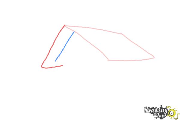 How to Draw a Simple House - Step 2 How to Draw a Simple House - Step 2