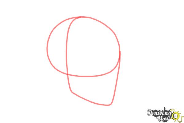 How to Draw a Skull Step by Step - Step 1 How to Draw a Skull Step by Step - Step 1