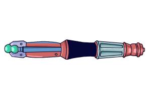 How to Draw a Sonic Screwdriver