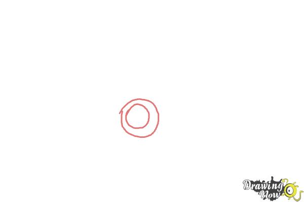 How to Draw a Tribal Eye - Step 1 How to Draw a Tribal Eye - Step 1