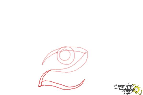 How to Draw a Tribal Eye - Step 3 How to Draw a Tribal Eye - Step 3