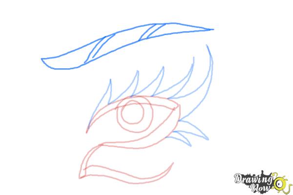 How to Draw a Tribal Eye - Step 6 How to Draw a Tribal Eye - Step 6
