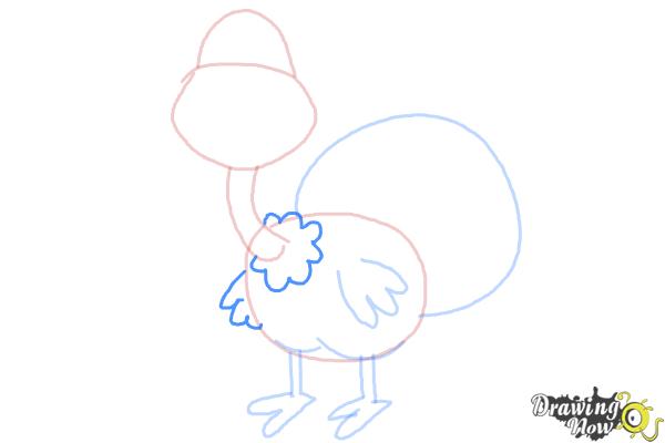 How to Draw a Turkey For Kids - Step 6 How to Draw a Turkey For Kids - Step 6