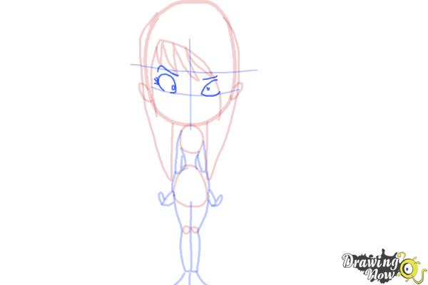 How to Draw a Vampire Girl - Step 10