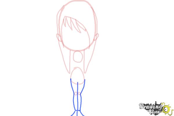 How to Draw a Vampire Girl - Step 5