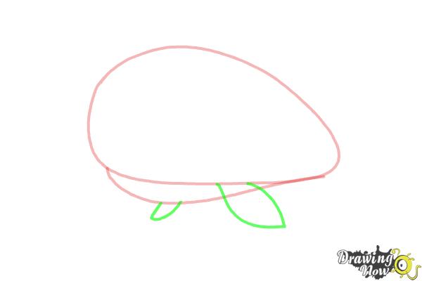 How to Draw a Whale For Kids - Step 3 How to Draw a Whale For Kids - Step 3