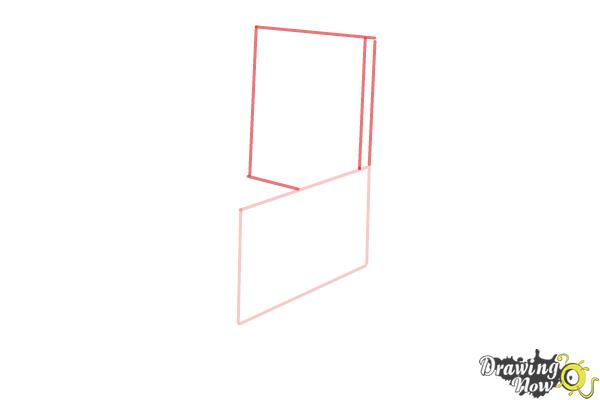 How to Draw a Wheelchair - Step 2 How to Draw a Wheelchair - Step 2