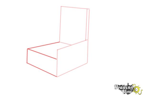 How to Draw a Wheelchair - Step 3 How to Draw a Wheelchair - Step 3