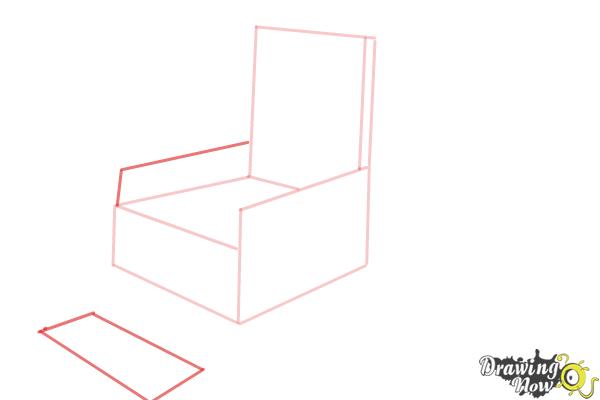 How to Draw a Wheelchair - Step 4 How to Draw a Wheelchair - Step 4