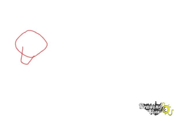 How to Draw a Wolf - Maned Wolf - Step 1 How to Draw a Wolf - Maned Wolf - Step 1