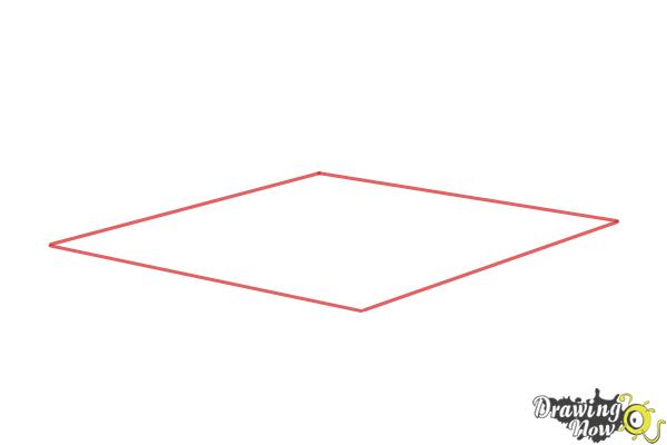 How to Draw a Wrestling Ring - Step 1 How to Draw a Wrestling Ring - Step 1