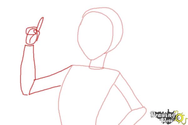 How to Draw Akeno Himejima from High School DxD - Step 4 How to Draw Akeno Himejima from High School DxD - Step 4