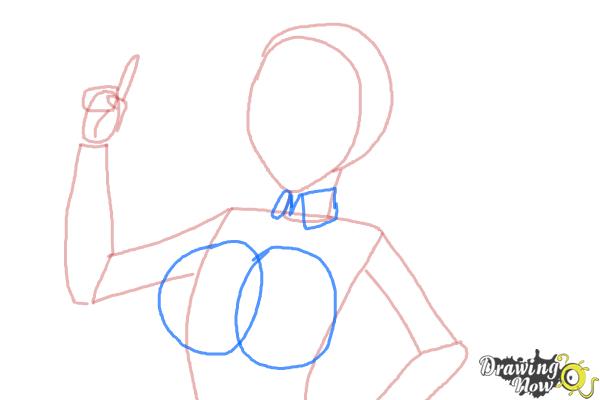 How to Draw Akeno Himejima from High School DxD - Step 5 How to Draw Akeno Himejima from High School DxD - Step 5