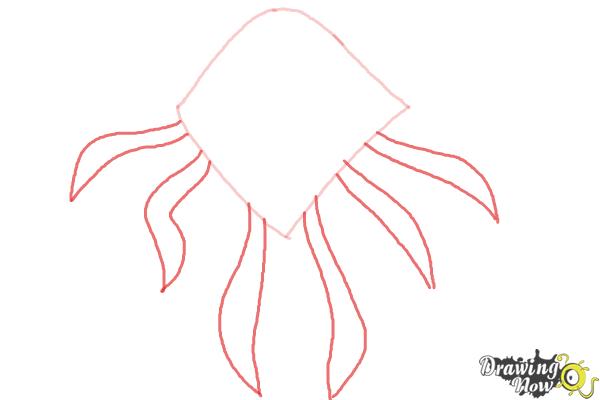 How to Draw Ampfibian from Ben 10 Omniverse - Step 2 How to Draw Ampfibian from Ben 10 Omniverse - Step 2