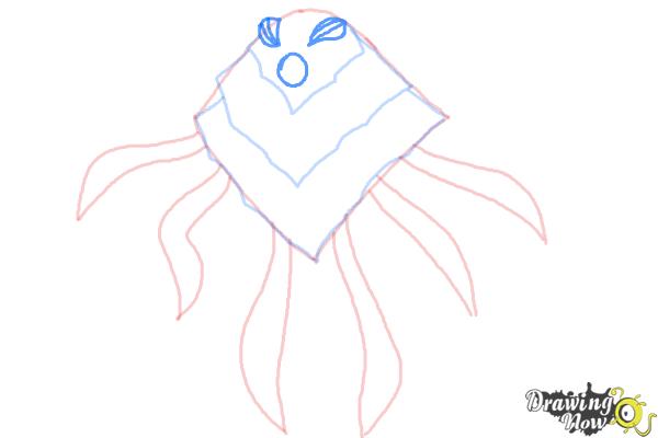 How to Draw Ampfibian from Ben 10 Omniverse - Step 4 How to Draw Ampfibian from Ben 10 Omniverse - Step 4