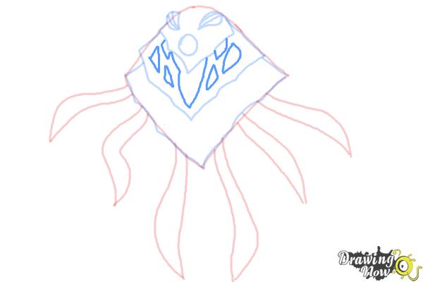 How to Draw Ampfibian from Ben 10 Omniverse - Step 5 How to Draw Ampfibian from Ben 10 Omniverse - Step 5