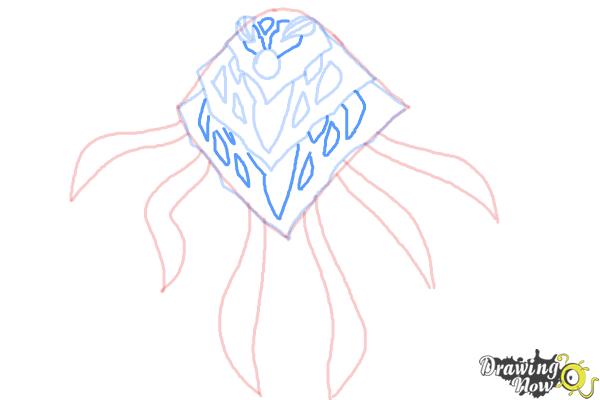 How to Draw Ampfibian from Ben 10 Omniverse - Step 6 How to Draw Ampfibian from Ben 10 Omniverse - Step 6