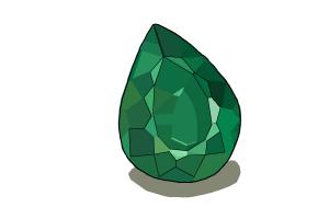 How to Draw an Emerald