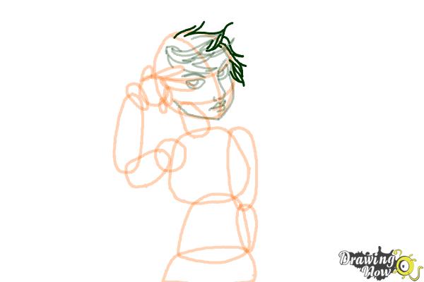 How to Draw an Emo Girl - Step 10