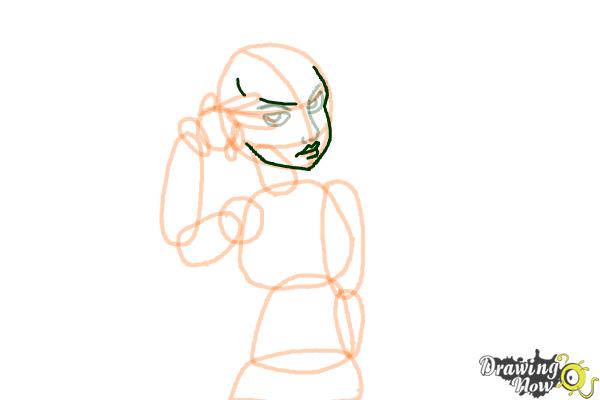 How to Draw an Emo Girl - Step 8
