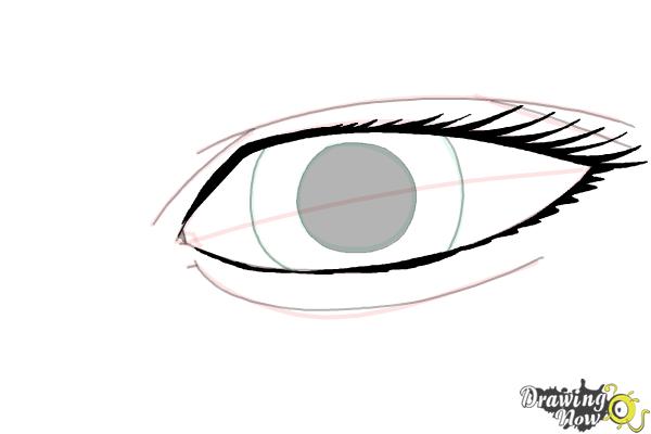 How to Draw an Eye Easy - Step 8 How to Draw an Eye Easy - Step 8