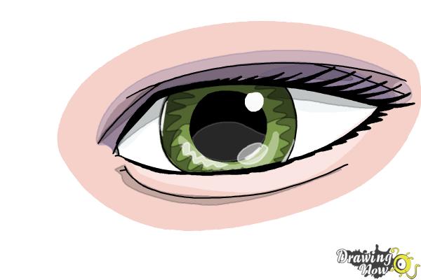 How to Draw an Eye Easy - Step 9 How to Draw an Eye Easy - Step 9