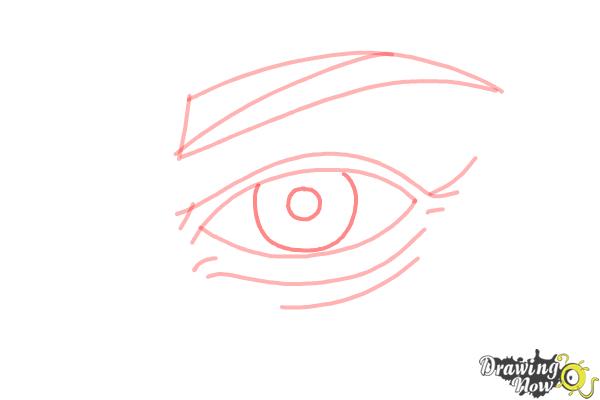How to Draw an Eye Step by Step - Step 6