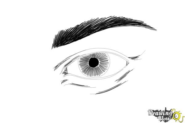 How to Draw an Eye Step by Step - Step 8