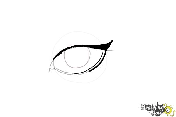 How to Draw an Eyeliner - Step 6 How to Draw an Eyeliner - Step 6