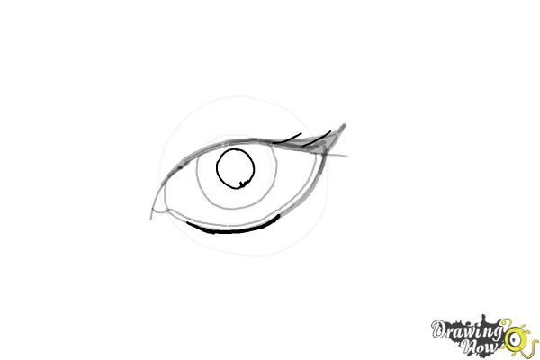 How to Draw an Eyeliner - Step 7 How to Draw an Eyeliner - Step 7