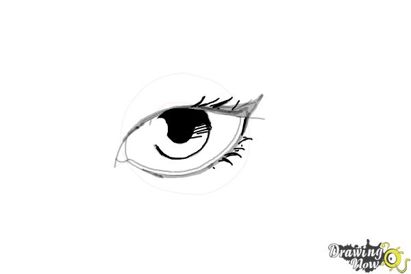 How to Draw an Eyeliner - Step 8 How to Draw an Eyeliner - Step 8