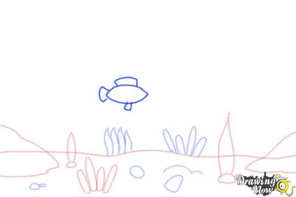 How to Draw an Underwater Scenehow to Draw an Underwater Scene - Step 4 How to Draw an Underwater Scenehow to Draw an Underwater Scene - Step 4