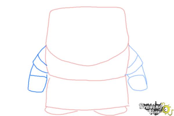 How to Draw Anger from Inside Out - Step 4 How to Draw Anger from Inside Out - Step 4