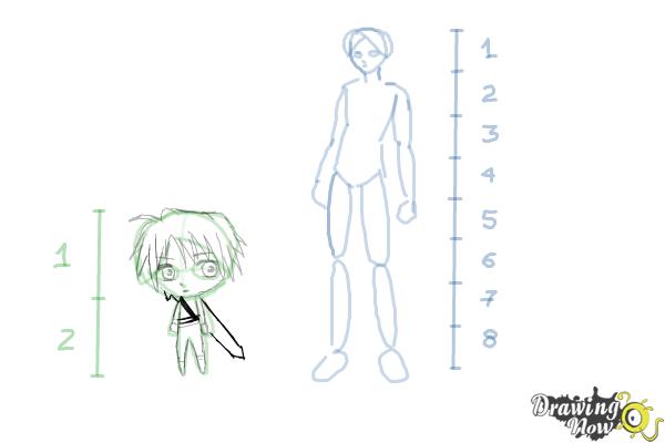 How to Draw Anime Body Figures - Step 10 How to Draw Anime Body Figures - Step 10