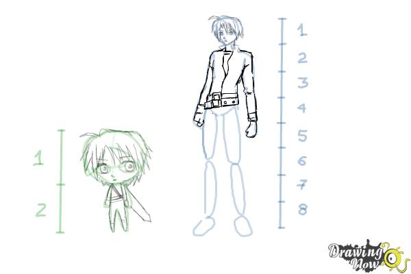 How to Draw Anime Body Figures - Step 12 How to Draw Anime Body Figures - Step 12