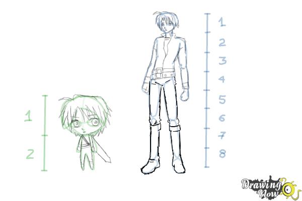 How to Draw Anime Body Figures - Step 13 How to Draw Anime Body Figures - Step 13
