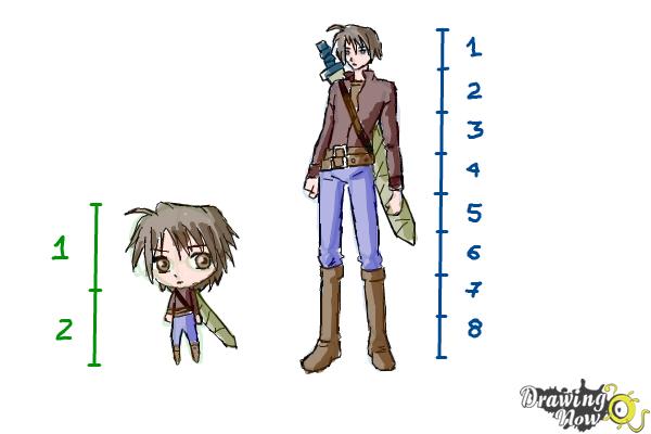 How to Draw Anime Body Figures - Step 15 How to Draw Anime Body Figures - Step 15