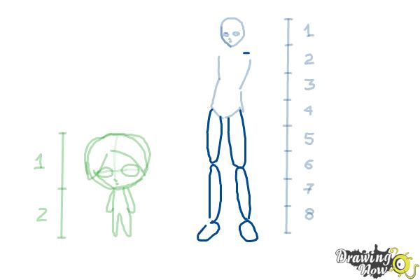 How to Draw Anime Body Figures - Step 6 How to Draw Anime Body Figures - Step 6