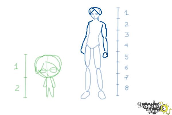 How to Draw Anime Body Figures - Step 7 How to Draw Anime Body Figures - Step 7