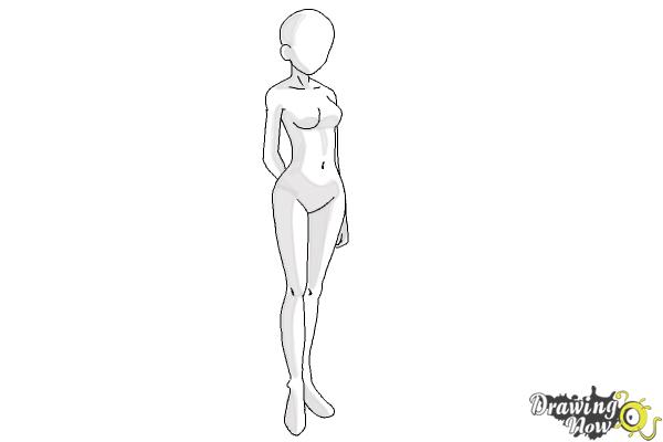 How to Draw Anime Body (Ver 2) - Step 10 How to Draw Anime Body (Ver 2) - Step 10