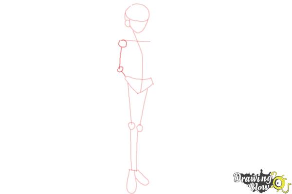 How to Draw Anime Body (Ver 2) - Step 5 How to Draw Anime Body (Ver 2) - Step 5