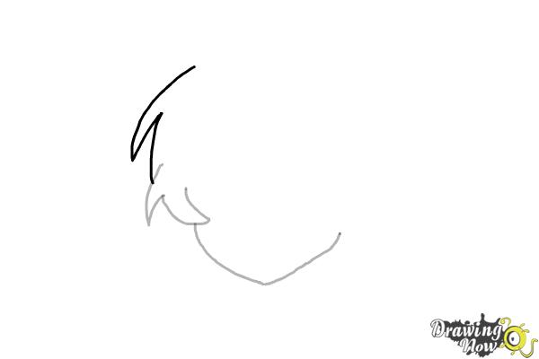 How to Draw Anime Boy Hair - Step 3 How to Draw Anime Boy Hair - Step 3