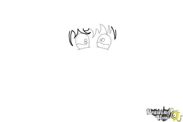 How to Draw Anime Chibi Boy - Step 5