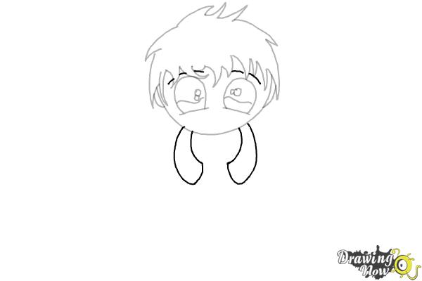 How to Draw Anime Chibi Boy - Step 8