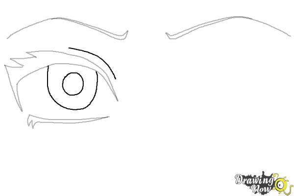 How to Draw Anime Eyes Step by Step - Step 4 How to Draw Anime Eyes Step by Step - Step 4